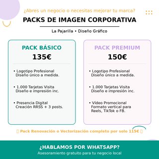 Packs Imagen Corporativa: Logo + 1000 Tarjetas