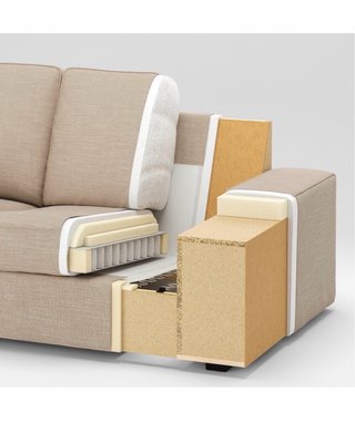 Sofá IKEA KIVIK 2 plazas gris