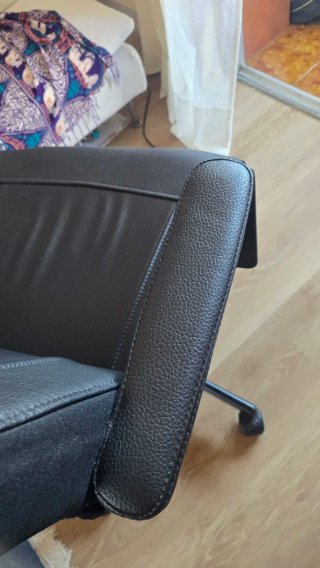 Silla giratoria Ikea Millberget Oficina Negra