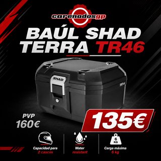BAUL SHAD TERRA TR46 PARA MOTO OFERTA