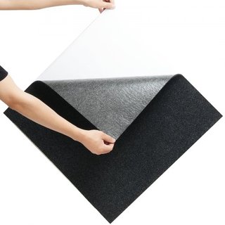 Losetas de Alfombra Autoadhesivas, Cuadrados de 24” x 24” Losetas de Alfombra para Piso, Losetas de Alfombra Suaves y Acolchadas, Instalación Fácil DIY para Dormitorio, Sala de Estar, Interior y E...