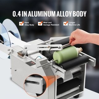 Etichettatrice semiautomatica per bottiglie rotond