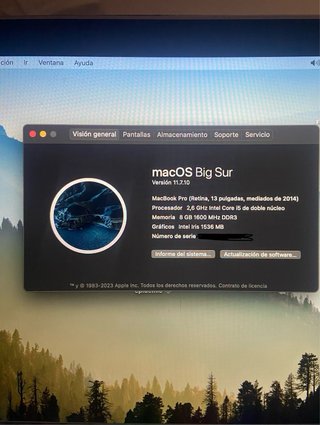 MacBook Pro 13 2014 Intel i5 8GB RAM
