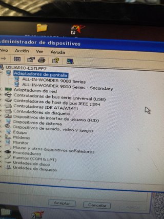 All in Wonder ATI Radeon 9000