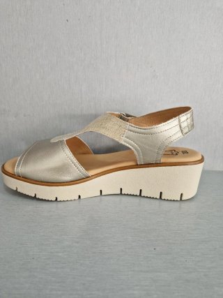 Sandalias Piel Talla 38 Cuña 4.5cm Nuevas