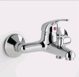 Rubinetto Miscelatore Cromato per Vasca da Bagno