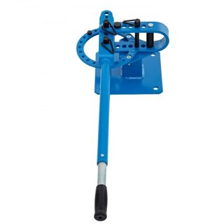 YP-9 Dobladora Manual, Dobladora de Barra Redonda Cuadrada de Metal Sólido con 7 Matrices de Doblado, Herramienta de Doblado de Varilla de Metal para Sitio de Construcción y Reparación de Autos