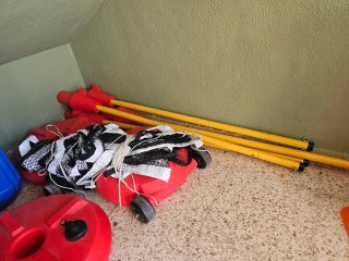 Kit Red exterior escolar para jugar COMO NUEVO.
