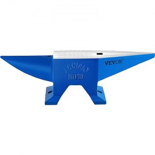 Yunque de Cuerno, Yunque de Acero para Herrero Peso 30KG/66.1LBS, Yunque de Herrero Yunque de Acero Cuerno Redondo Trabajo en Metal Yunque de Acero para Herrero Agujero Hardy