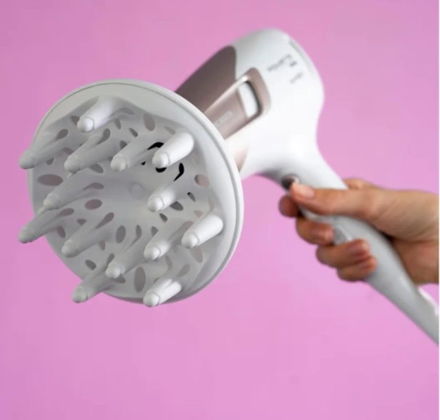 Secador Rowenta Studio Dry Glow Oro/Blanco