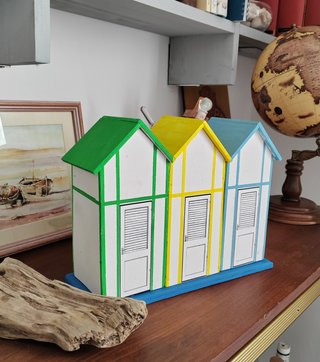 CS20-Cabine da spiaggia serie 3 in legno