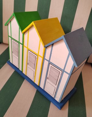 CS20-Cabine da spiaggia serie 3 in legno