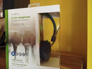 Auriculares Nedis Streetline Bluetooth Azul