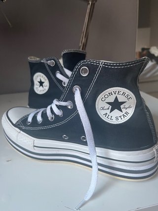 Converse All Star Plataforma Negras