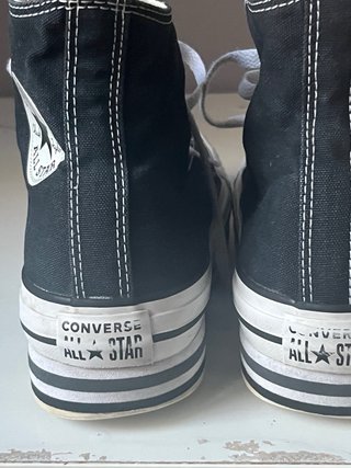 Converse All Star Plataforma Negras