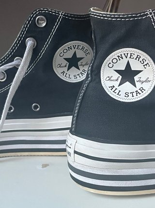 Converse All Star Plataforma Negras