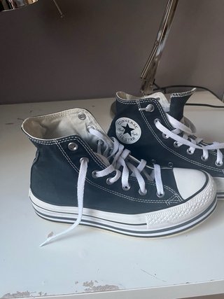 Converse All Star Plataforma Negras