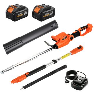 Tagliasiepi a Batteria con 2 Batterie 4000mAh