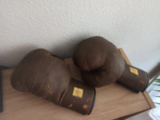 Guantes Boxeo Vintage Marrones