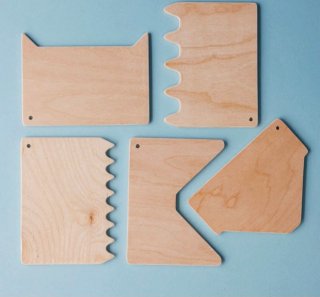 Juguetes de madera para arena