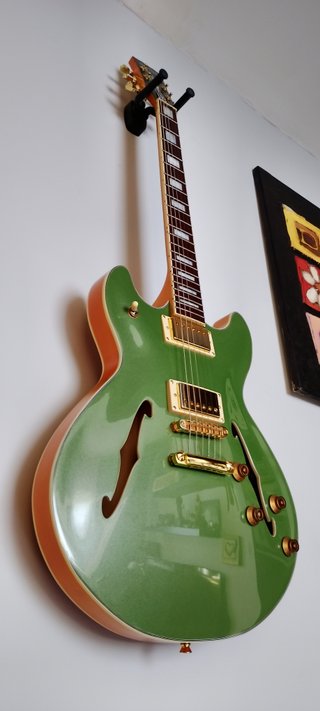 Guitarra Hollowbody Harley Benton HB-35 Plus Verde