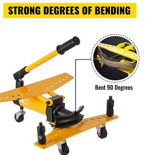 Máquina de Doblado de Tubos Manual Hidráulica de 10 Toneladas Máquina de Doblado de Tubos Hidráulica Manual Diámetro de 6.4–25.4 mm 6 Matrices para Construcción de Calefacción y Tuberías