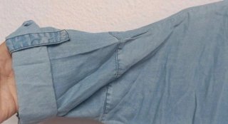 Vestido camisero Zara algodón Talla XL
