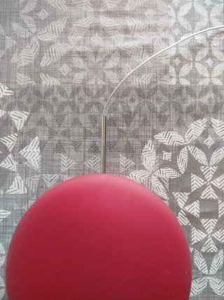 2 Lámparas colgantes techo roja