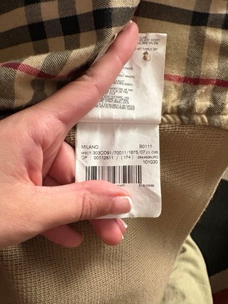 Chaqueta Burberry Beige y Marrón hombre