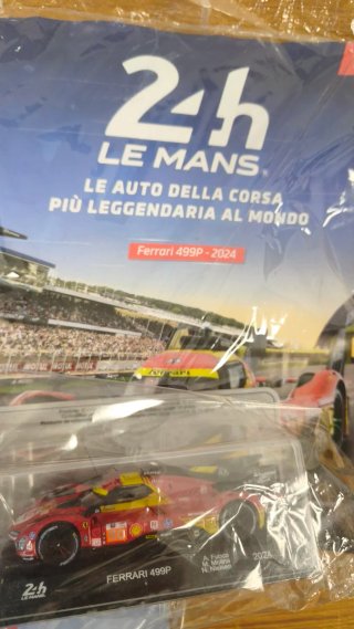 3 Modellini Ferrari 499P - 2023, 2024 2025 Le Mans