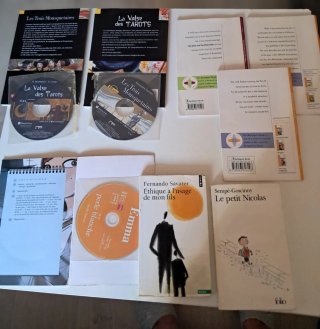 Lote de 8 libros francés e ingles