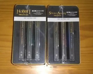 SEÑOR ANILLOS + HOBBIT STEELBOOK ESPAÑA PRECINTADO