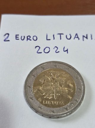 2 Euro Lituania 2024 Moneta