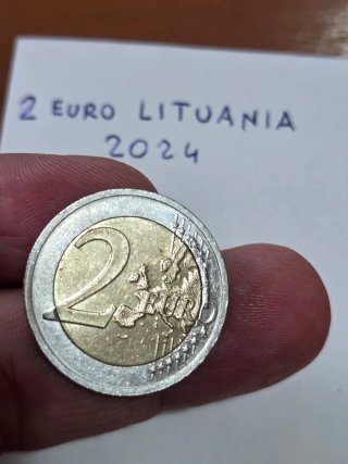 2 Euro Lituania 2024 Moneta