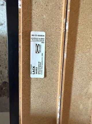 Estantería IKEA LACK Negra