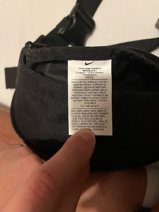 Riñonera Nike Negra