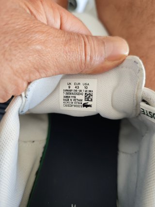Sneakers Lacoste Carnaby Evo 120 Bianche