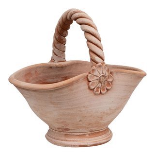 Cesto, Cesto, Cesto, Vaso in Terracotta 100% Made