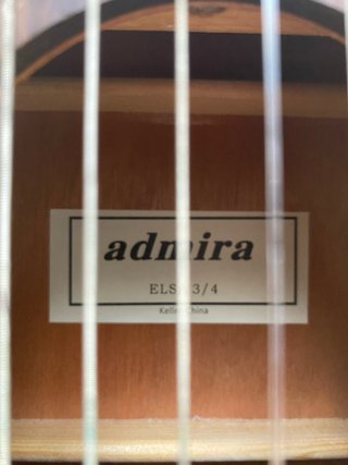Guitarra Admira Elsa 3/4 + Funda