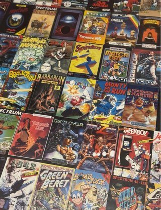 Póster Spectrum Videojuegos Clásicos
