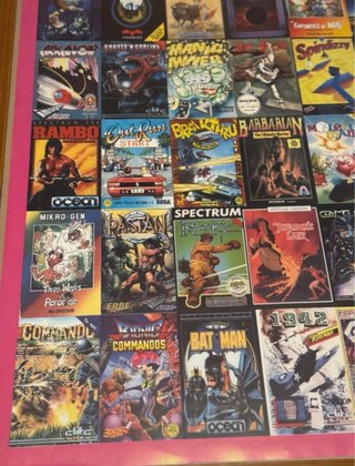 Póster Spectrum Videojuegos Clásicos