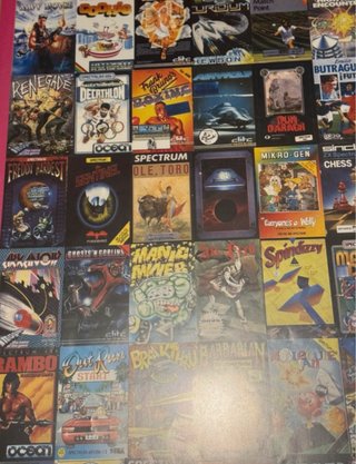 Póster Spectrum Videojuegos Clásicos
