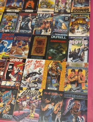Póster Spectrum Videojuegos Clásicos
