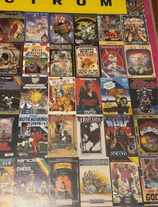 Póster Spectrum Videojuegos Clásicos
