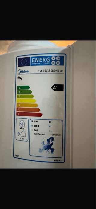 Aerotermo Midea 150L RSJ-09/150RDN7-B1