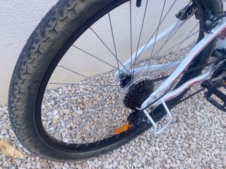 Bicicleta Rockrider Blanca y Roja
