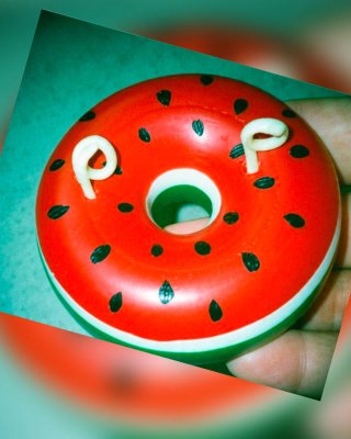 1 Vela Donut Melancia