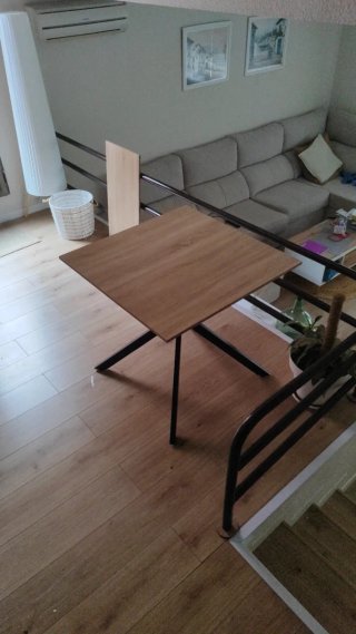 Mesa de comedor de diseño extensible
