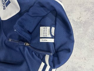 Sudadera Adidas Azul y Blanca Media Cremallera