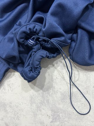 Sudadera Adidas Azul y Blanca Media Cremallera